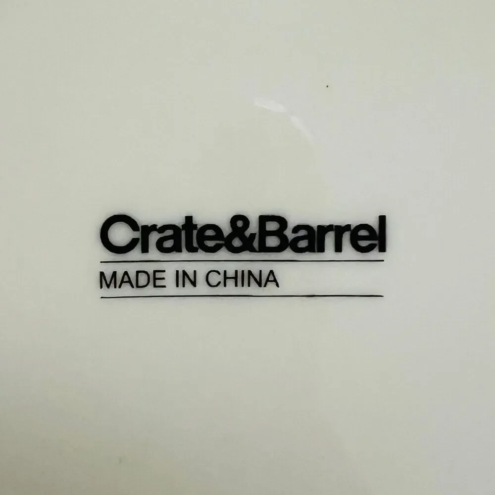 CRATE & BARREL Insalata Caprese Italian Tomato Pasta & Salad Bowls, Set of 4